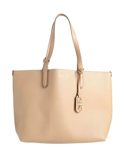 Michael Michael Kors Woman Shoulder Bag Sand Size - Leather In Beige