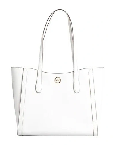 Michael Michael Kors Woman Shoulder Bag White Size - Pvc - Polyvinyl Chloride, Polyester