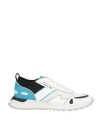 Michael Michael Kors Woman Sneakers Azure Size 8 Textile Fibers, Synthetic Fibers In White