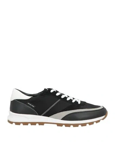 Michael Michael Kors Woman Sneakers Black Size 12 Leather, Textile Fibers