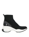 Michael Michael Kors Zumma Sock-style Sneakers In Black