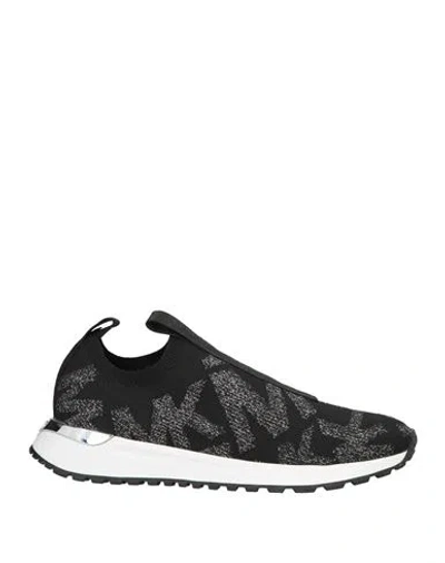 Michael Michael Kors Bodie Logo Print Sneakers In Black