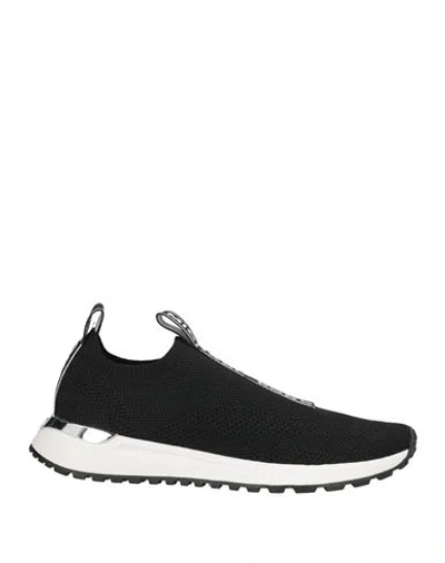 Michael Michael Kors Woman Sneakers Black Size 8 Textile Fibers