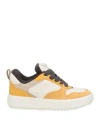 Shop Michael Michael Kors Woman Sneakers Marigold Size 8 Leather In Yellow