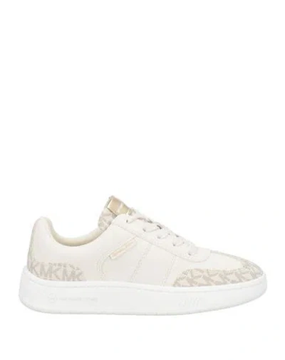 Michael Michael Kors Woman Sneakers White Size 6 Textile Fibers
