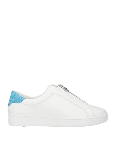 Michael Michael Kors Woman Sneakers White Size 8 Leather