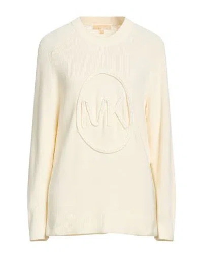 Michael Michael Kors Woman Sweater Off White Size Xs Cotton, Viscose, Nylon