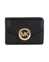 Michael Michael Kors Woman Wallet Black Size - Leather In Black
