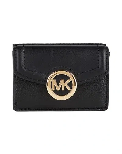 Michael Michael Kors Woman Wallet Black Size - Leather