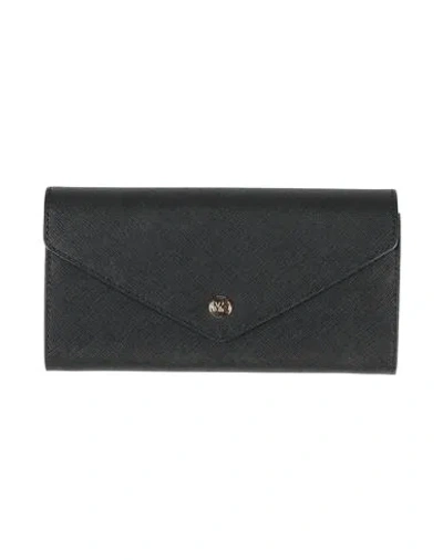 Michael Michael Kors Woman Wallet Black Size - Pvc - Polyvinyl Chloride, Polyester, Polyurethane