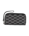 Michael Michael Kors Woman Wallet Black Size - Textile Fibers In Black