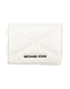 Michael Michael Kors Woman Wallet White Size - Textile Fibers In White