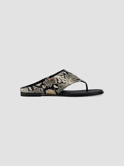 Michael Michael Kors Women's Alster Python-embossed Sandals In Multi