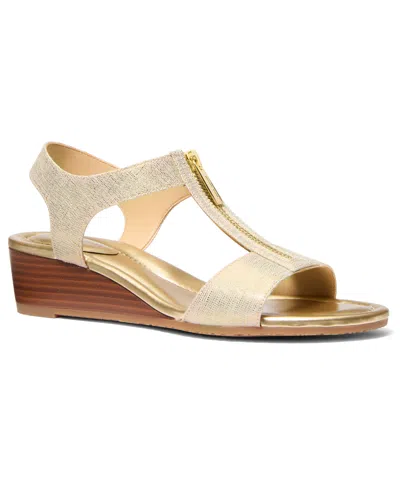 Michael Michael Kors Women's Berkley Wedge Sandals In Neutral