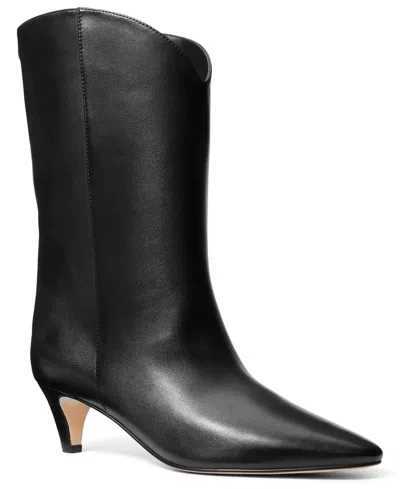 Michael Michael Kors Women's Daniela Slip-on Mid Boots In Black