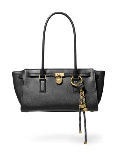 Michael Michael Kors Women's Hamilton Moderne Small Leather Shoulder Bag In Black