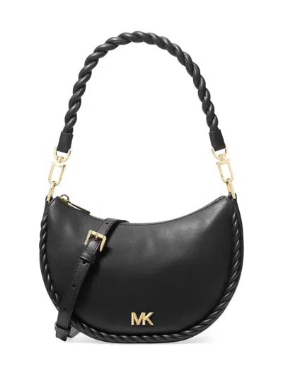 Michael Michael Kors Women's Kyla Leather Pouchette Shoulder Bag In Black