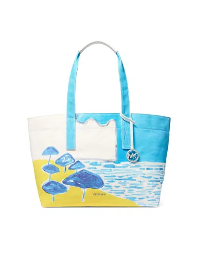 Michael Michael Kors Women's Large Printed Cotton Tote Bag In Pattern