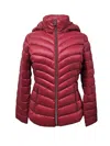 Michael Michael Kors Women's Lightweight Down Packable Coat, Red In Red