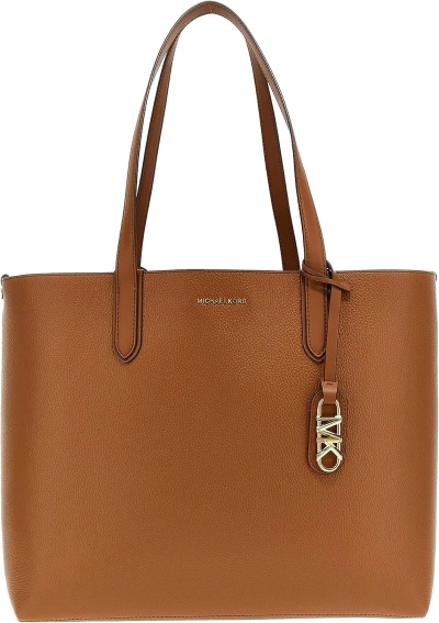Michael Michael Kors Michael Kors Eliza Extra Large East/west Reversible Tote Luggage One Size In Brown