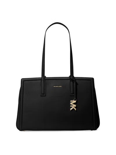 Michael Michael Kors Women's Michael By Michael Kors Laila Leather Tote Bag In Black