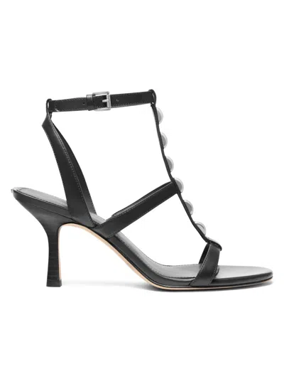 Michael Michael Kors Nara Mid Sandals In Black