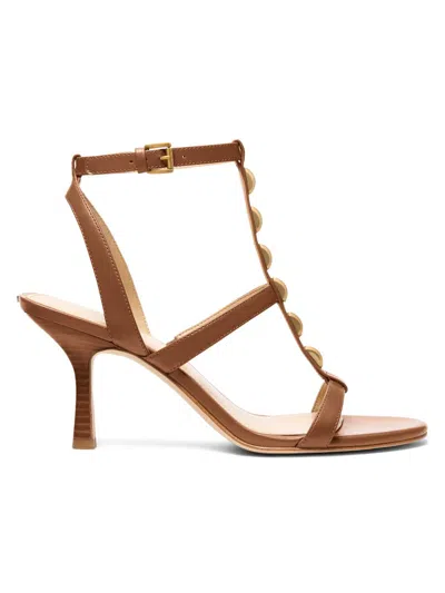 Michael Michael Kors Nara Mid Sandals In Brown
