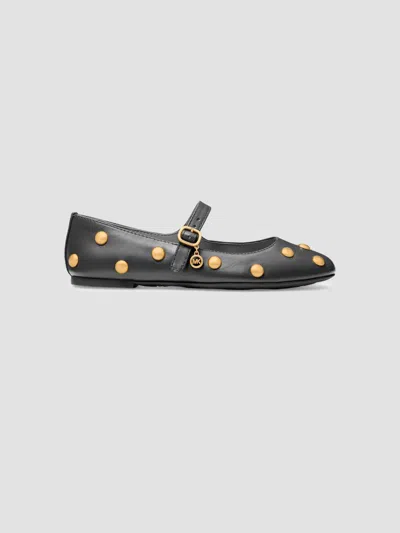 Michael Michael Kors Women's Nellie Flex Mary Jane Ballet Flats In Black