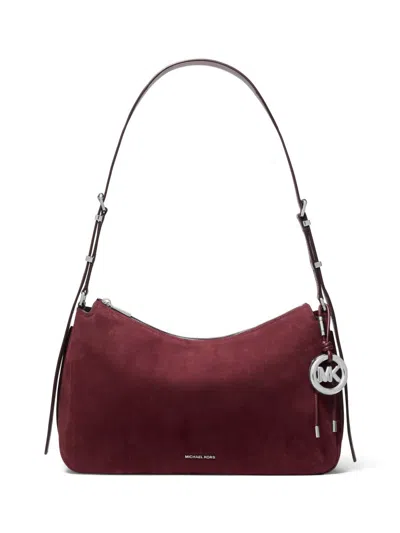 Michael Michael Kors Women's Nolita Leather Shoulder Bag In Burgundy