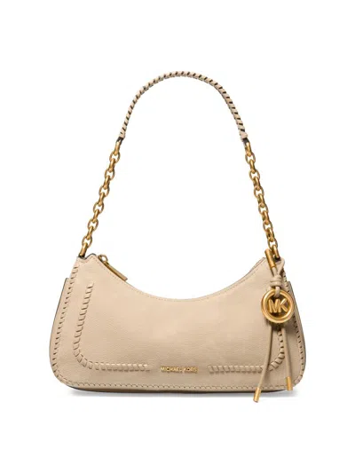 Michael Michael Kors Women's Nolita Medium Leather Pouchette Shoulder Bag In Brown