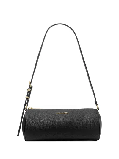 Michael Michael Kors Women's Pebbled Leather Barrel Top Handle Bag In Black