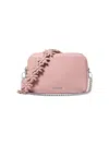 Michael Michael Kors Women's Pebbled Leather Medium Camera Crossbody Bag In Pink