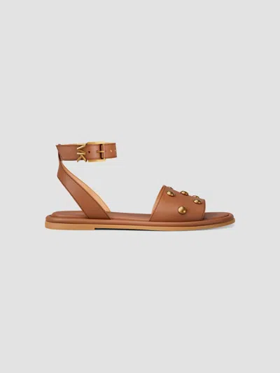 Michael Michael Kors Women's Rosetta Flat Sandals In Brown