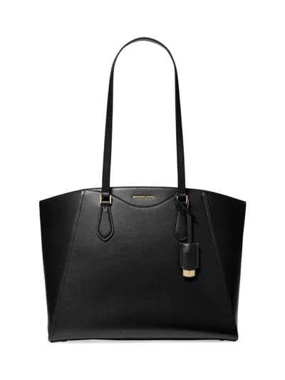 Michael Michael Kors Women's Taryn Large Leather Tote Bag In Black