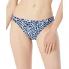 Michael Michael Kors Womens Animal Print Bikini Swim Bottom Separates In Multi