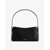 Michael Michael Kors Crossbody Moore M Black Golden Logo In Black