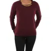 Michael Michael Kors Womens Chain Embellished Sweater In Red