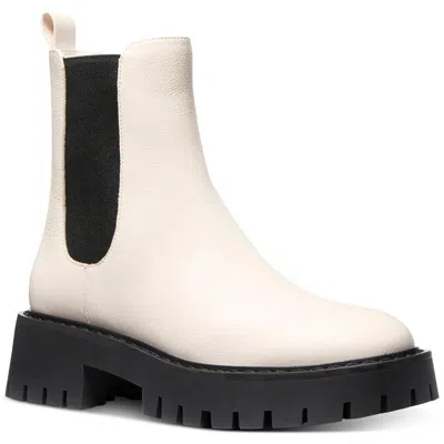 Michael Michael Kors Womens Colorblock Leather Booties In Beige