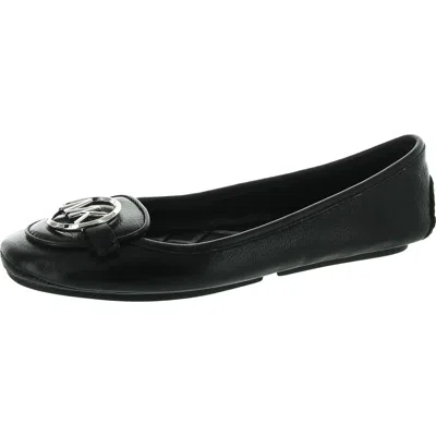 Michael Michael Kors Womens Embellished Leather Ballet Flats In Multi