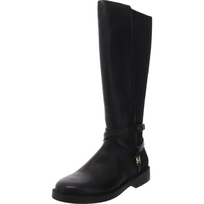Michael Michael Kors Womens Leather Knee-high Boots In Black