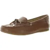 Michael Michael Kors Womens Leather Slip-on Moccasins