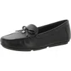 Michael Michael Kors Juliette Moc Womens Leather Loafers In Black