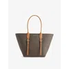 Michael Michael Kors Logo-print Tote Bag In Brn/acorn