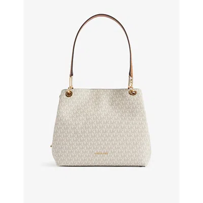 Michael Michael Kors Womens  Kensington Large Shoulder Bag In Vanilla/acrn