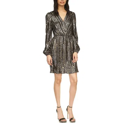 Michael Michael Kors Womens Pleated Polyester Cocktail And Party Dress In Black