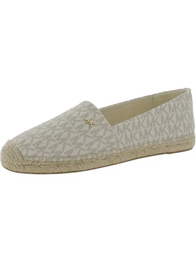 Michael Michael Kors Womens Printed Manmade Loafers In Grey