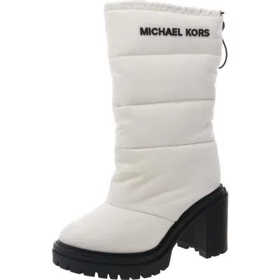 Michael Michael Kors Womens Quilted Manmade Winter & Snow Boots In Multi
