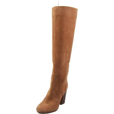 Michael Michael Kors Womens Solid Leather Knee-high Boots In Multi