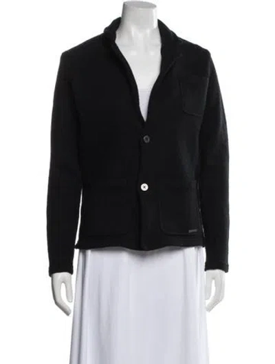 Pre-owned Michael Michael Kors Wool Blazer In Black