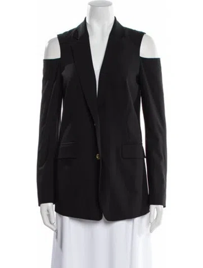 Pre-owned Michael Michael Kors Wool Blazer In Blue